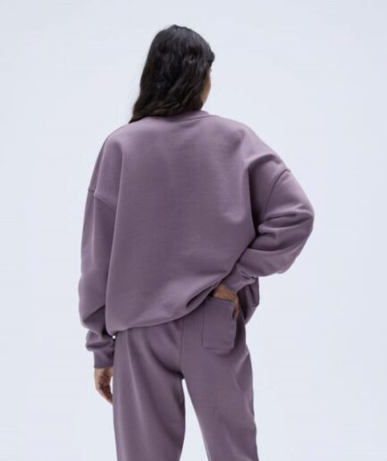 Purple Adanola Oversized Sweatshirt